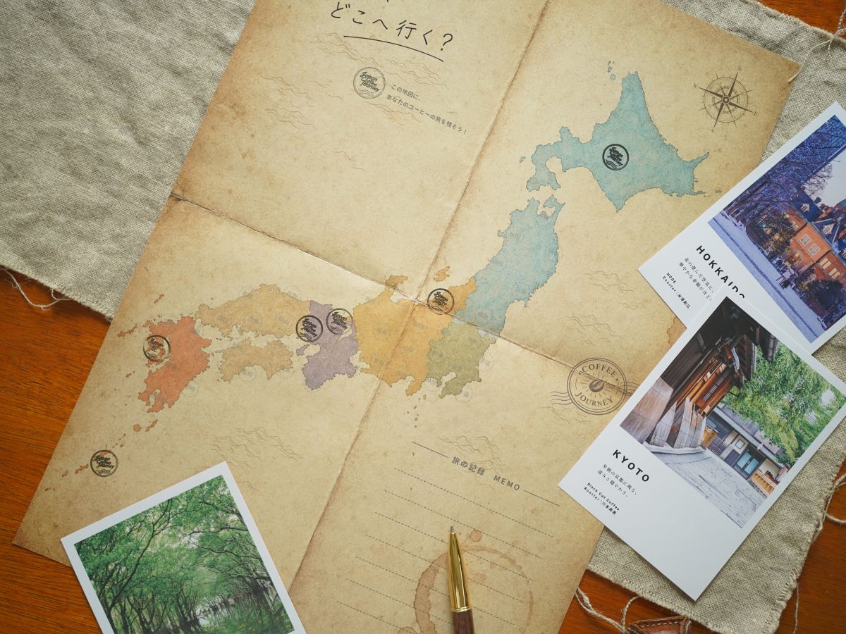 Japan Coffee Journey 日本地図